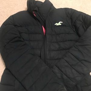 Hollister puffer jacket